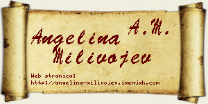 Angelina Milivojev vizit kartica